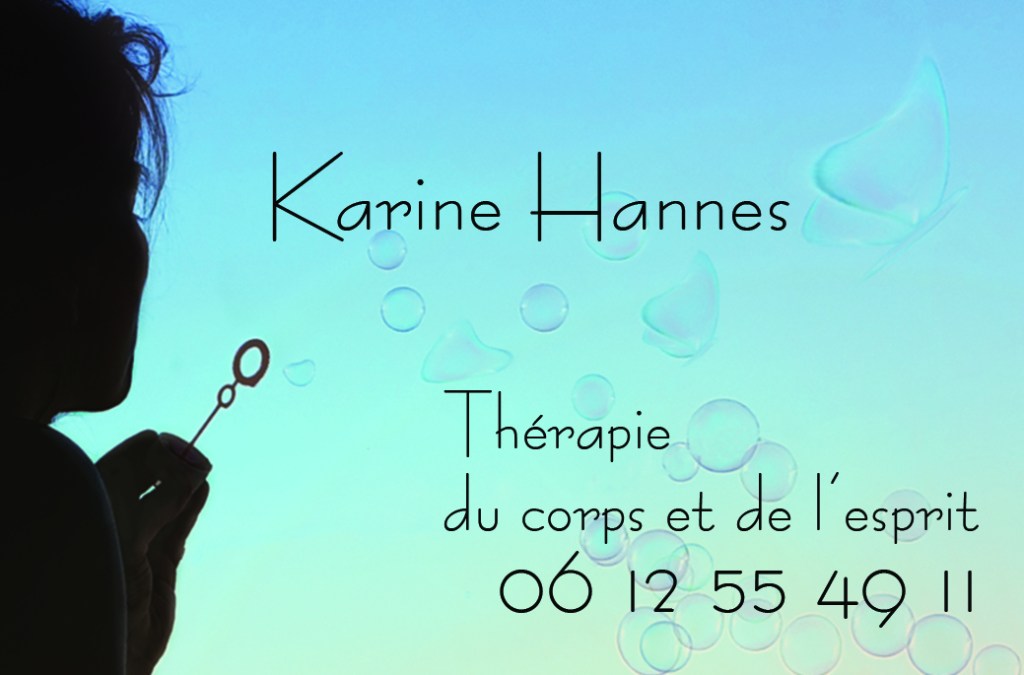 Karine Hannes la thérapie du corps et de l'esprit